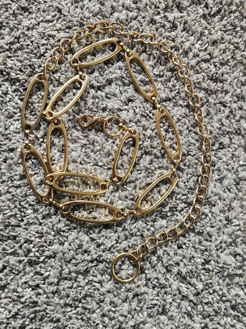 Chain Link Belt GOLDTONE 44” total length K724